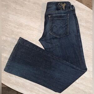 Goldsign Dark Wash Flare Jeans